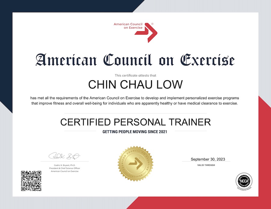 ACE Certified Personal Trainer