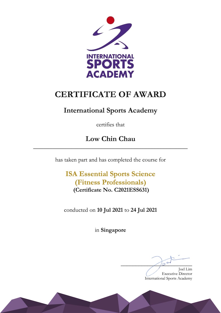 ISA Essential Sports Science (Fitness Professionals)